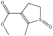 4,5-Dihydro-2-methyl-3-(methoxycarbonyl)thiophene 1-oxide 结构式