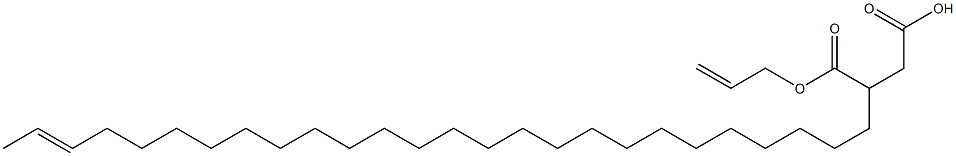 3-(24-Hexacosenyl)succinic acid 1-hydrogen 4-allyl ester 结构式