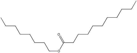 Undecanoic acid octyl ester 结构式