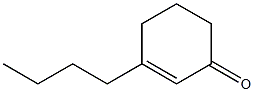 3-Butyl-2-cyclohexen-1-one 结构式