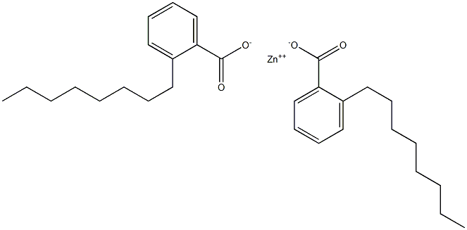 Bis(2-octylbenzoic acid)zinc salt 结构式