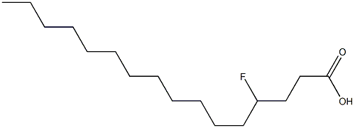 4-Fluoropalmitic acid 结构式