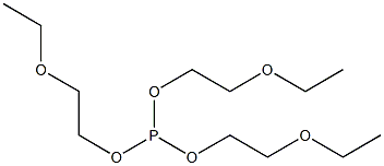 Phosphorous acid tris(2-ethoxyethyl) ester 结构式