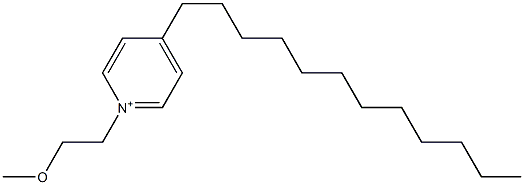 1-(2-Methoxyethyl)-4-dodecylpyridinium 结构式