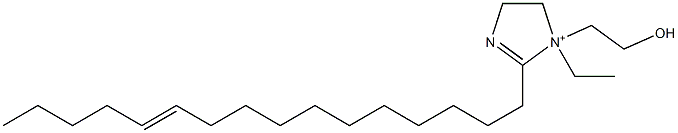 1-Ethyl-2-(11-hexadecenyl)-1-(2-hydroxyethyl)-2-imidazoline-1-ium 结构式