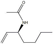 (+)-N-[(S)-1-Vinylpentyl]acetamide 结构式