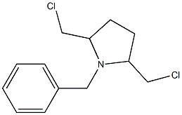 1-Benzyl-2,5-bis(chloromethyl)pyrrolidine 结构式