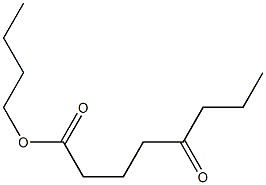 5-Ketocaprylic acid butyl ester 结构式