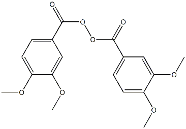 Bis(3,4-dimethoxybenzoyl) peroxide 结构式