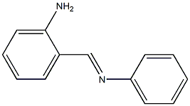 2-(Phenyliminomethyl)aniline 结构式