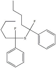 Phenyl(1-fluoropentyl) sulfide 结构式