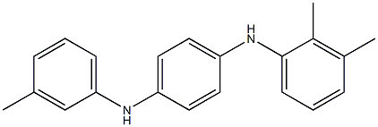 N-(2,3-Dimethylphenyl)-N'-(3-methylphenyl)-p-phenylenediamine 结构式