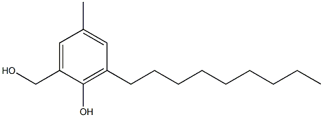 2-Hydroxymethyl-4-methyl-6-nonylphenol 结构式