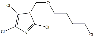 1-(4-Chlorobutoxymethyl)-2,4,5-trichloro-1H-imidazole 结构式