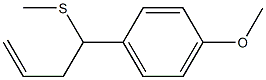 4-(4-Methoxyphenyl)-4-methylthio-1-butene 结构式