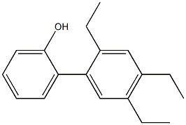 2-(2,4,5-Triethylphenyl)phenol 结构式