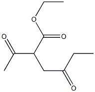 2-Acetyl-4-oxohexanoic acid ethyl ester 结构式