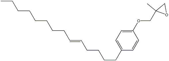 4-(5-Tetradecenyl)phenyl 2-methylglycidyl ether 结构式