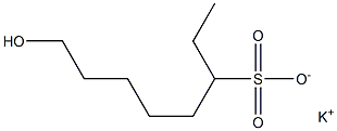 8-Hydroxyoctane-3-sulfonic acid potassium salt 结构式