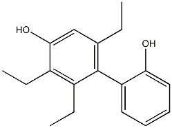 2,3,6-Triethyl-1,1'-biphenyl-2',4-diol 结构式