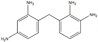 4-[(2,3-Diaminophenyl)methyl]-1,3-benzenediamine 结构式