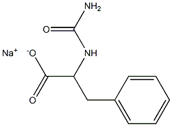 3-Phenyl-2-ureidopropionic acid sodium salt 结构式