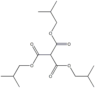 Methanetricarboxylic acid triisobutyl ester 结构式