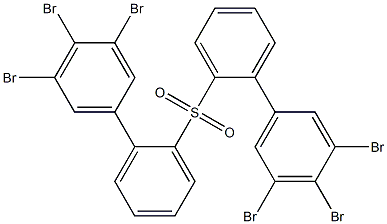 3,4,5-Tribromophenylphenyl sulfone 结构式