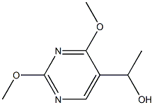 1-(2,4-Dimethoxypyrimidin-5-yl)ethanol 结构式