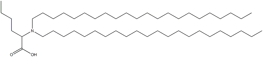 2-(Didocosylamino)hexanoic acid 结构式