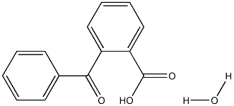 o-Benzoylbenzoic acid hydrate 结构式