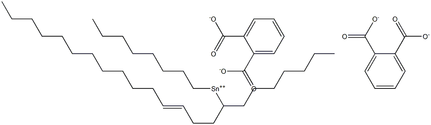 Bis[phthalic acid 1-(3-pentadecenyl)]dioctyltin(IV) salt 结构式