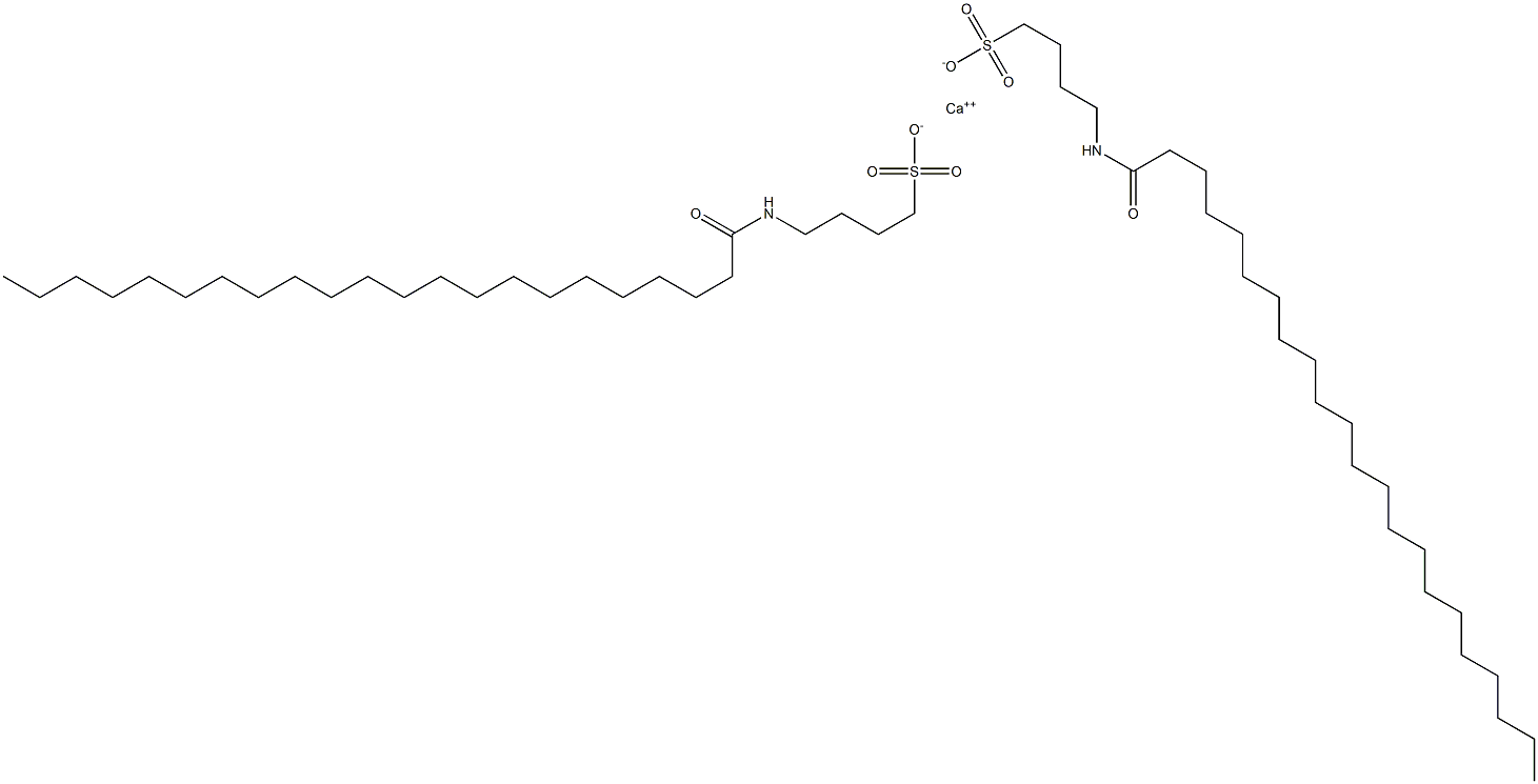 Bis[4-[(1-oxodocosyl)amino]-1-butanesulfonic acid]calcium salt 结构式