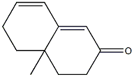 4a-Methyl-4,4a,5,6-tetrahydronaphthalen-2(3H)-one 结构式
