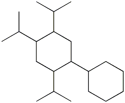 2,4,5-Triisopropyl-1,1'-bicyclohexane 结构式