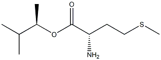 (R)-2-Amino-4-(methylthio)butanoic acid (S)-1,2-dimethylpropyl ester 结构式