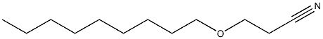 3-(Nonyloxy)propiononitrile 结构式