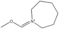 Hexahydro-1-(methoxymethylene)-1H-azepin-1-ium 结构式