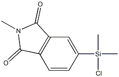 5-(Chlorodimethylsilyl)-2-methyl-2H-isoindole-1,3-dione 结构式