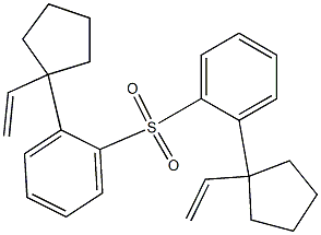 1-Ethenylcyclopentylphenyl sulfone 结构式