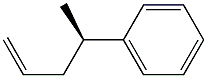 (4R)-4-Phenyl-1-pentene 结构式