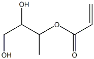 Butane-1,2,3-triol 3-acrylate 结构式