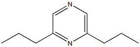 2,6-Dipropylpyrazine 结构式