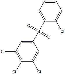 3,4,5-Trichlorophenyl 2-chlorophenyl sulfone 结构式