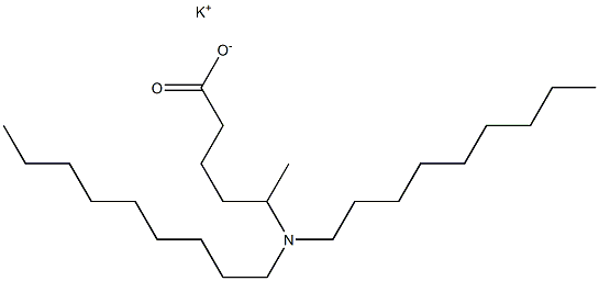 5-(Dinonylamino)hexanoic acid potassium salt 结构式