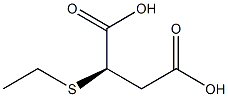 [R,(+)]-(Ethylthio)succinic acid 结构式