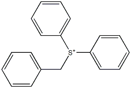 Diphenyl(benzyl)sulfonium 结构式