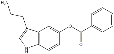 5-(Benzoyloxy)-1H-indole-3-ethanamine 结构式