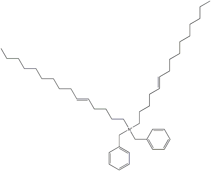 Di(5-pentadecenyl)dibenzylaminium 结构式