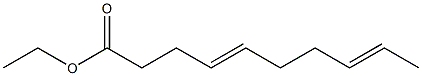 4,8-Decadienoic acid ethyl ester 结构式